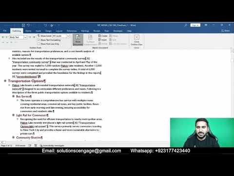 SAM Capstone Project A Word Modules 8-10 | Malton Lake Municipality