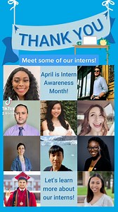 Did you know April is Intern Awareness Month? Meet 10 of our AMAZING...