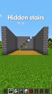 Hidden stairs in Minecraft! #minecraft #minecraftmemes | Tixlgame