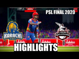 Karachi Kings vs Lahore Qalandars PSL Final 2020 - Cricket 19 Gameplay 1080P 60FPS