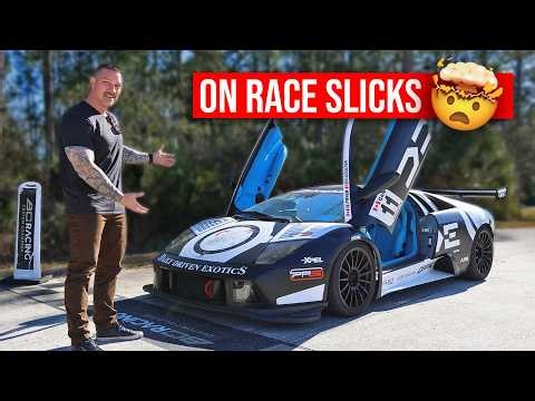 Murcielago on SLICKS Laps the LZ Compound