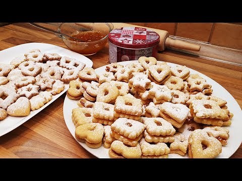 Lekváros Linzer omlós teasütemény @Szoky konyhája