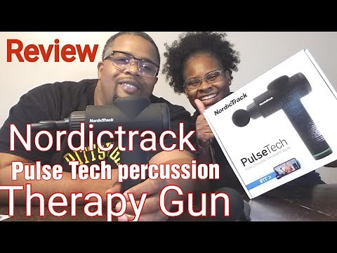 Nordictrack pulsetech percussion therapy gun/ Unboxing and Review