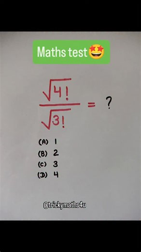 trickymaths4u on Instagram: "Maths test🤩 @trickymaths4u #trendingvideo #shortsvideo #viralvideo #puzzle #puzzleaddict"