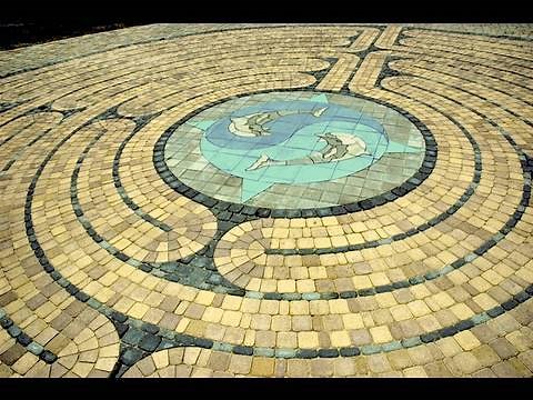 Walking the Labyrinth at Edgar Cayces A.R.E. in Virginia Beach, VA