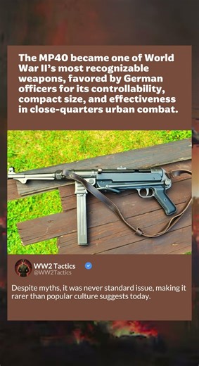 MP40 | Iconic German Submachine Gun of WWII | WW2 Tactics