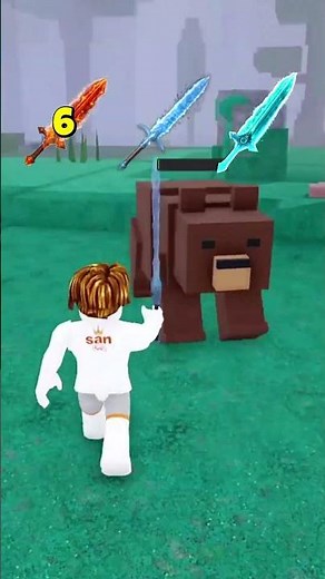 Which Sword Defeats the Bear Fastest? 🔥❄️⚡