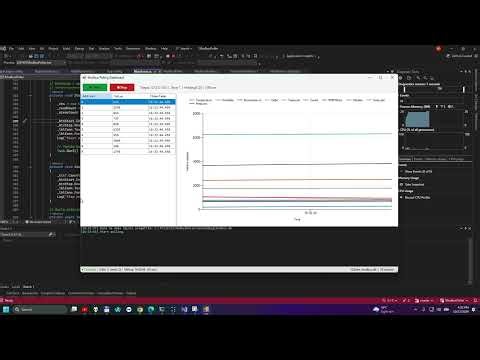 Demo Modbus TCP Poller .NET Framework + Dashboard Live