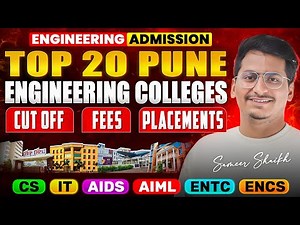 Top 20 Best Engineering Colleges in Pune 🎓|Tech Branch Latest Cut offs, Fees, Placements,Hostel etc✅