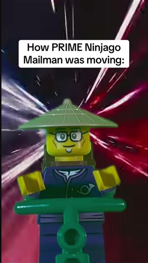How PRIME Mailman Was Moving 💀🙏 #lego #viral #fyp #ninjago #minifigure
