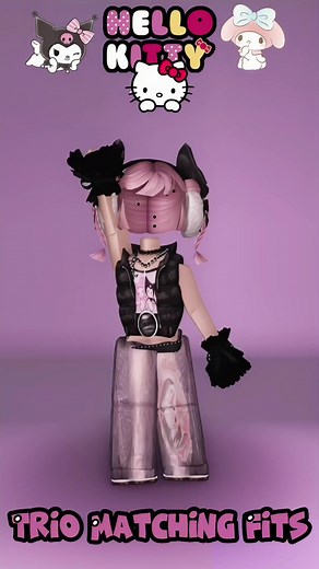 SHE’S SO GORGEOUS, GIRLY CUTE 🗣 yall better cop @❦bella❦’s cute hats rn 😡💖🎀 #roblox #robloxfyp #robloxfypシ #fyp #hellokitty #robloxoutfits #robloxhellokitty #matchingoutfits #kuromi #mymelody