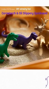 Cornstarch and Oil Slippery Quicksand A delightful way to turn a rainy day into an adventure is right at your fingertips! Ingredients: - 1 cup cornstarch - 1/2 cup vegetable oil, baby oil, or mineral oil - Optional: brown food coloring, cocoa powder, or sandy glitter - Optional props: plastic figures, toy animals, scoops, spoons, or jungle creatures Directions: 1. Gather a bowl or bin and add 1 cup of cornstarch to it. 2. Slowly pour in 1/2 cup of your chosen oil (vegetable, baby, or mineral) in