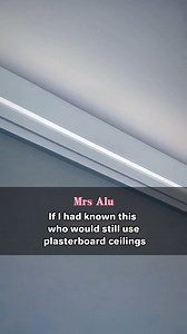 100K views · 460 reactions | If I had known this, who will still use plasterboard ceilings? #interior #construction #manufacturer #architecture #plaster #ceilingdesign #interiordesign #buildingmaterials | Mrs Alu Aluminum Factory | Facebook