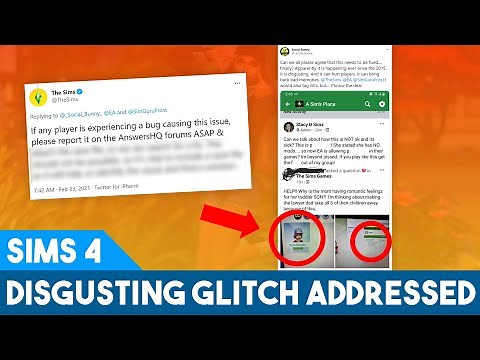 The Sims Team Addresses DISGUSTING Sims 4 Glitch 😨