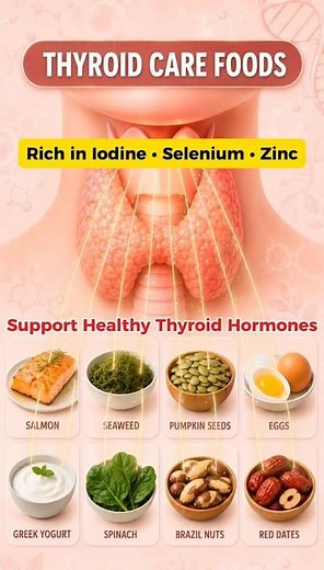 🦋 Thyroid Problems? Best Foods That May Support Thyroid Health Naturally