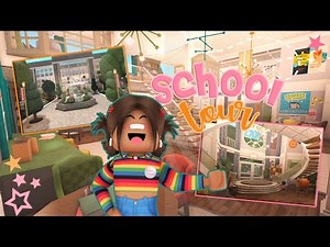 FULL Updated Tour of my *BLOXBURG SCHOOL* | 1M +