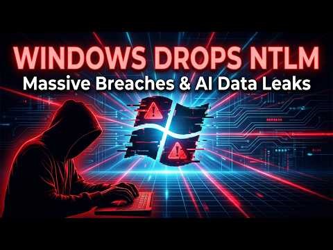 Windows Drops NTLM, AI Data Leaks Surge & Massive Breaches Exposed
