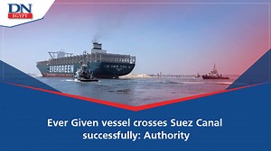 Egypt’s Suez Canal Authority (SCA) announced on Friday that the Ever Given ship, which blocked navigation through the Suez Canal for nearly a week in March, has succeeded in crossing the canal on its way back to China after unloading its cargo in the UK. According to the statement issued by the SCA, the Ever Given vessel crossed the canal as part of a convoy coming from the north adding that the authority assigned several highly experienced transit guides to be on board and two tug boats to acco