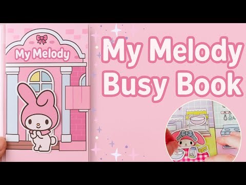 DIY Busy Book ✨ My Melody Papercraft | Cozy Crafting