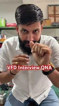 Electrician VFD Interview QNA #electrician #electricalengineering