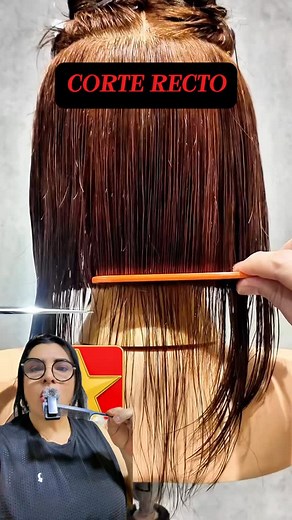 Corte recto.💇‍♀️ #sandybauza #tipsdebelleza #mujer #principiante #cortefeminino #fblifestyle | Sandy Style
