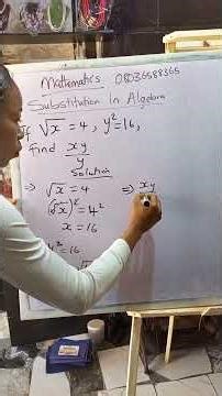 How to substitute in Algebra