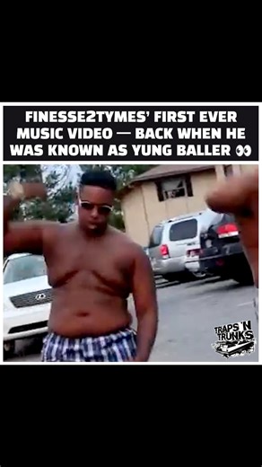 Before the world knew him as Finesse2Tymes, he was out the mud in Memphis going by Yung Baller — this clip from the “iTrap” video shows the raw hunger and energy that built the legend we see today 💯💪🏾 From the block to Billboard, that grind been in him since day one. Y’all remember this era? 👇🏾 | Traps N Trunks