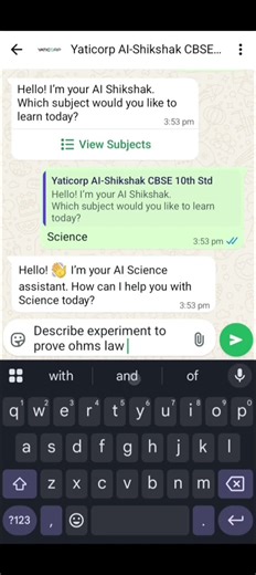 CBSE Class 10 – Science Activity & Experiment Demo using AI Shikshak