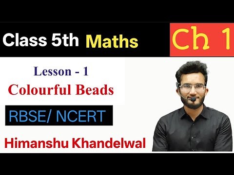Colourful beads Chapter 1 | Class 5 Maths excercise 1 colourful beads | English medium