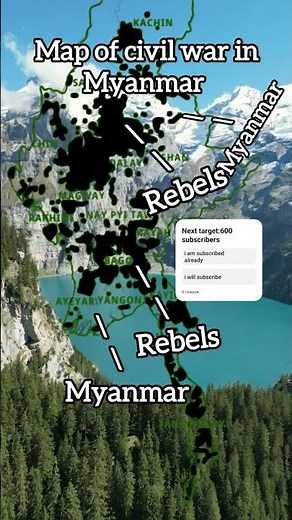 Real map of Myanmar