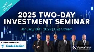 Experience the power of VectorVest LIVE from Tampa on our YouTube channel! Dive into investing without leaving your desk. Mark your Calendars!!! January 10th and 11th. ➡️ https://university.vectorvest.com/courses/2025-tampa-two-day-live-stream 🌐 #LiveInTampa #VVNation | VectorVest