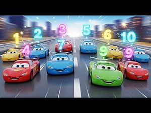 Counting Fast Cars on the Road 🚗🚙 | Fun Kids Story | Educational Adventure for Children