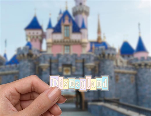 Disneyland Sign Sticker, Disney Stickers Water Bottle Transparent Cell Phone Case Lap Top Helmet Sticker Planner Note Pad Gift, Waterproof - Etsy