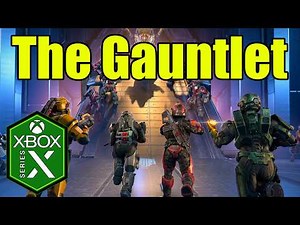 Halo Infinite [THE GAUNTLET] Xbox Series X Gameplay [Firefight Evolved]