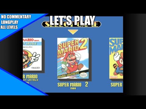 Let's Play Super Mario All-Stars - Super Mario Bros 2 [No Commentary] (All Levels)