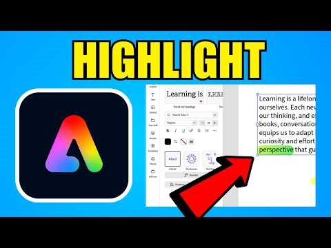 How To Highlight In Adobe Express (2026) (Complete Guide)