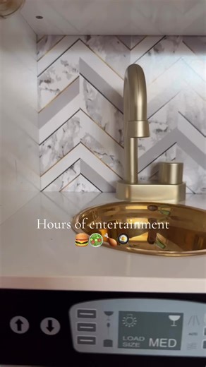 This play kitchen is absolutely adorable and keeps my kids busy for HOURS @Best Choice Products, Inc. #playkitchen #pretendkitchen #childdevelopment #toddlertoys #montessoritoddler