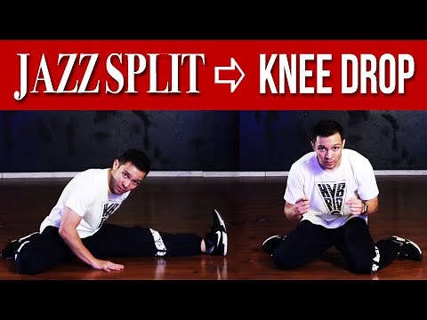 How to do JAZZ SPLIT to KNEE DROP | Locking Dance Tutorial