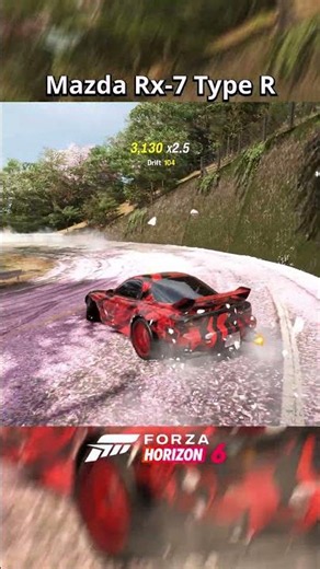 AMAZING Mazda Rx-7 Type R - TOUGE Drifting in Japan on FH6🤯 #fh6 #mazdarx7 #jdm #japan