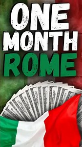 Rome cost of living: budget breakdown for one month
