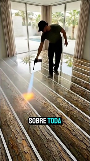 Fiz um Chão de Floresta Luxuoso!