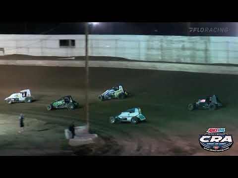 AMSOIL USAC CRA Sprint Car Highlights | Arizona Speedway | Hall of Fame Classic | 10/2/2021