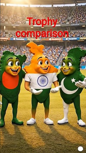 India vs Pakistan vs Bangladesh Total Cricket Trophies Comparison #shorts