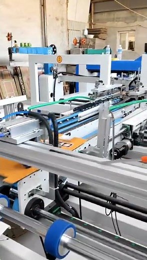 High-Speed Automatic Joint Folder Gluer Ab Gluer Machine#foldergluer