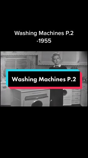Imagine rolling it to the sink #50s #washingmachines #housewife