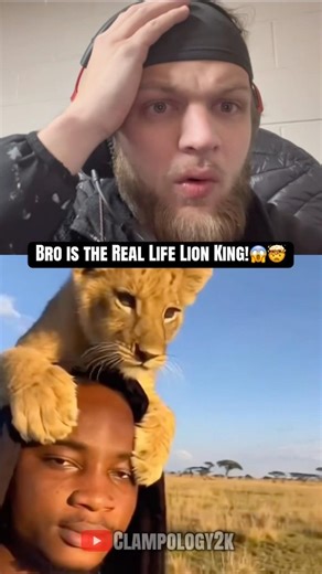 He is the Real Life Lion King!!