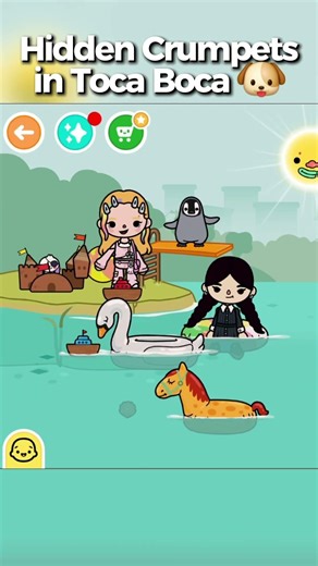 Secret Crumpets Locations in Toca Boca World / Hidden Animals #tocaboca #tocalifeworld