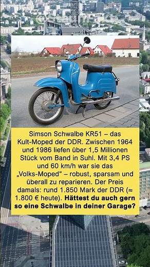 SIMSON SCHWALBE – kultmoped der ddr