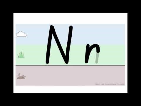 Letter Nn Formation and Placement - Handwriting Without Tears & Sky-Grass-Dirt