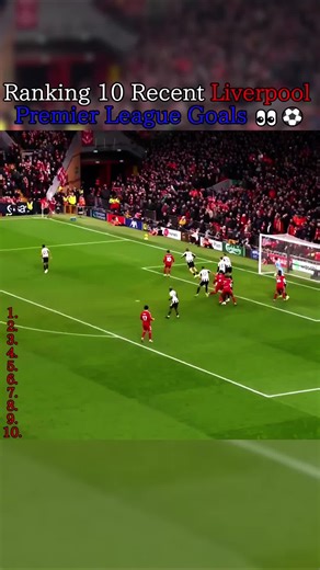 🔥 Ranking the 10 best recent Liverpool Premier League goals! ⚽️🔴 From long-range screamers to beautiful team finishes 😮‍💨 Did I get #1 right? 👀👇 Comment your pick below! #Liverpool #LFC #PremierLeague #Football